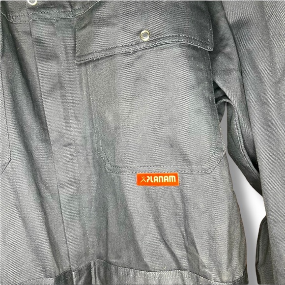 Men's Work Coveralls Protective Polycotton Overalls Mechanics Planam New W/O Tag - Picture 3 of 12